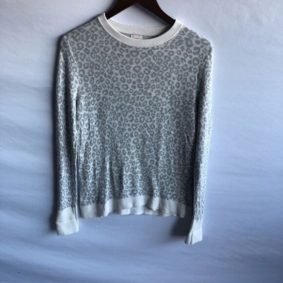 A New Day Women's Grey Leopard Sweater - Picture 4 of 4